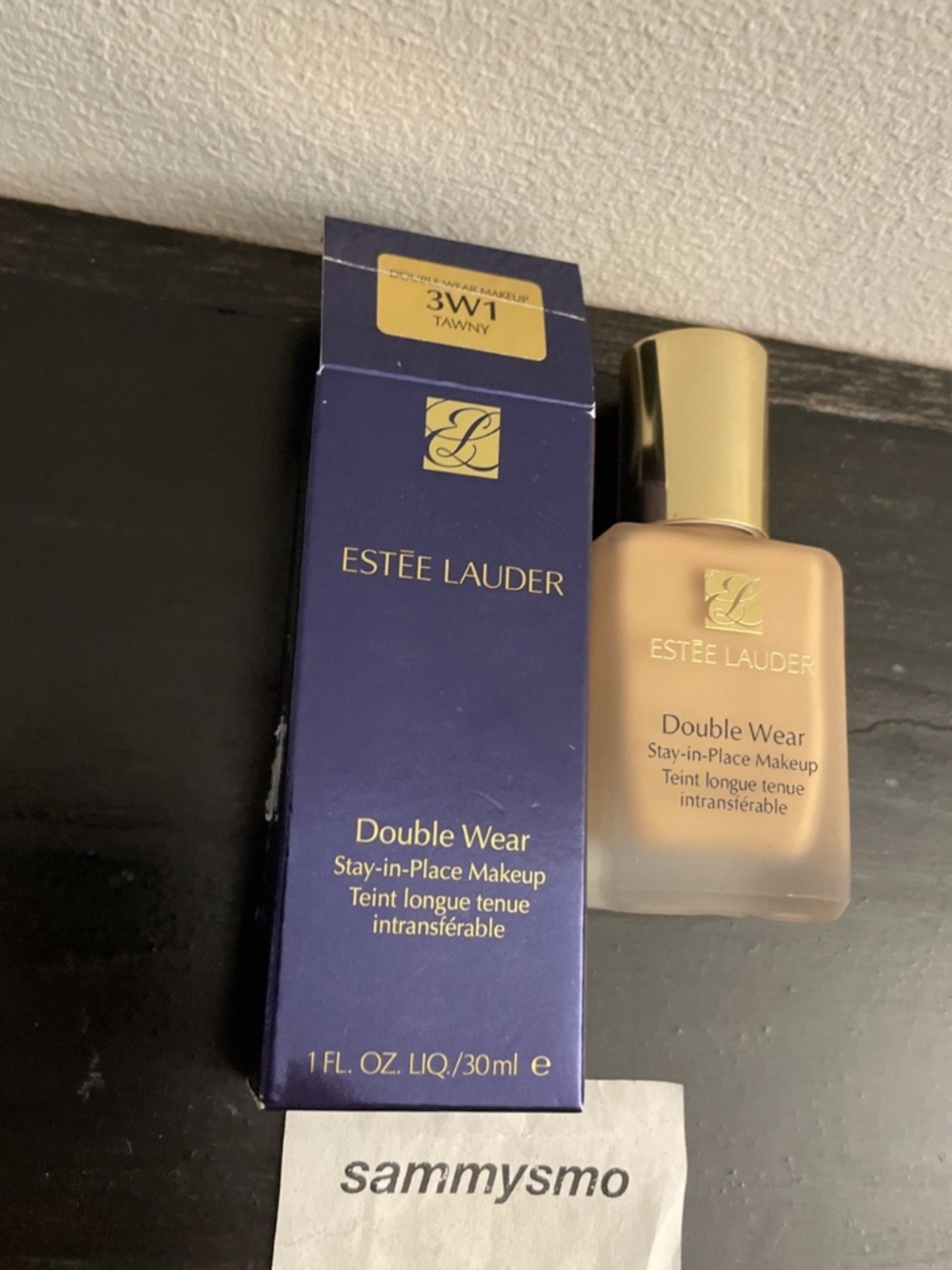 Estee Lauder Double Wear Stay-in-Place Makeup Foundation 3W1 Tawny Original